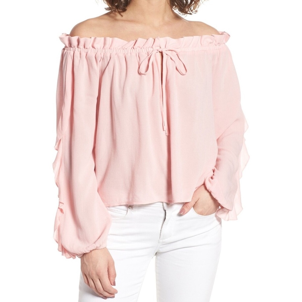 Nordstrom BP Off The Shoulder Top Shirt Blouse